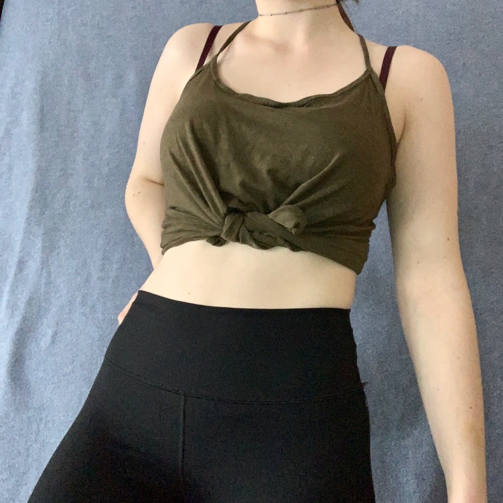 Green Racerback TankTop - Picture 4 of 4